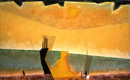 Lyonel Feininger: The Visionary Artist of Modernist Abstraction - STORM BREWING 1939 by Lyonel Feininger