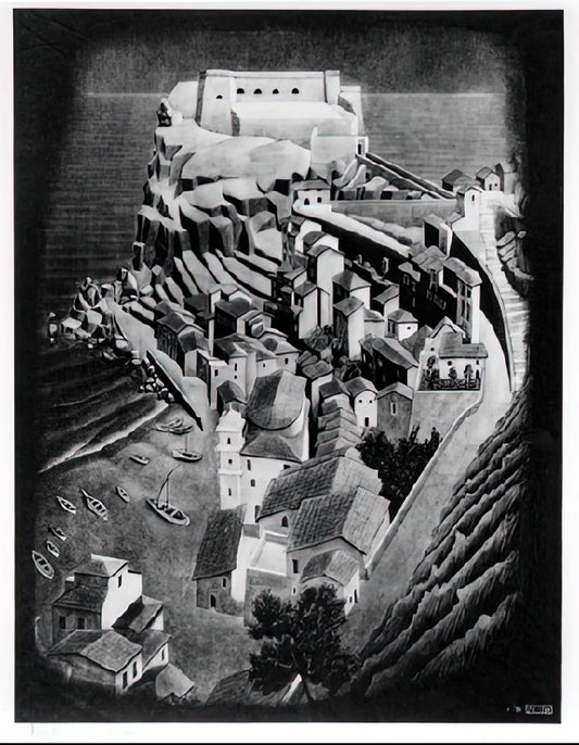 M.C. Escher Original Print: A Collector's Guide to Authenticity, Value, and Legacy - SCILLA CALABRIA JANUARY 1931 1931 by MC Escher