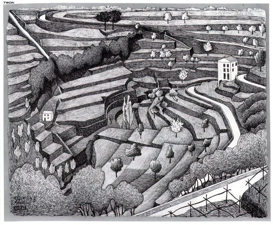 M.C. Escher Original Prints for Sale: A Collector's Guide to Authenticity and Value - RAVELLO II by MC Escher