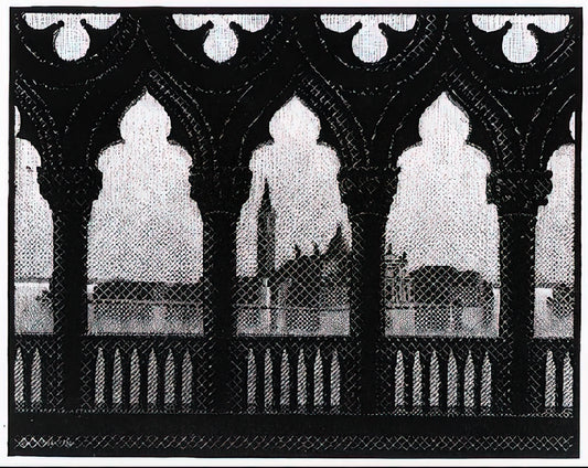 M.C. Escher: The Master of Mathematical Art and Optical Illusions - VENICE OCTOBER 1936 1936 by MC Escher