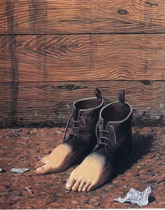 Magritte Pink Floyd: The Surrealist Connection Behind the Album Art - THE RED MODEL 1935 by Rene Magritte