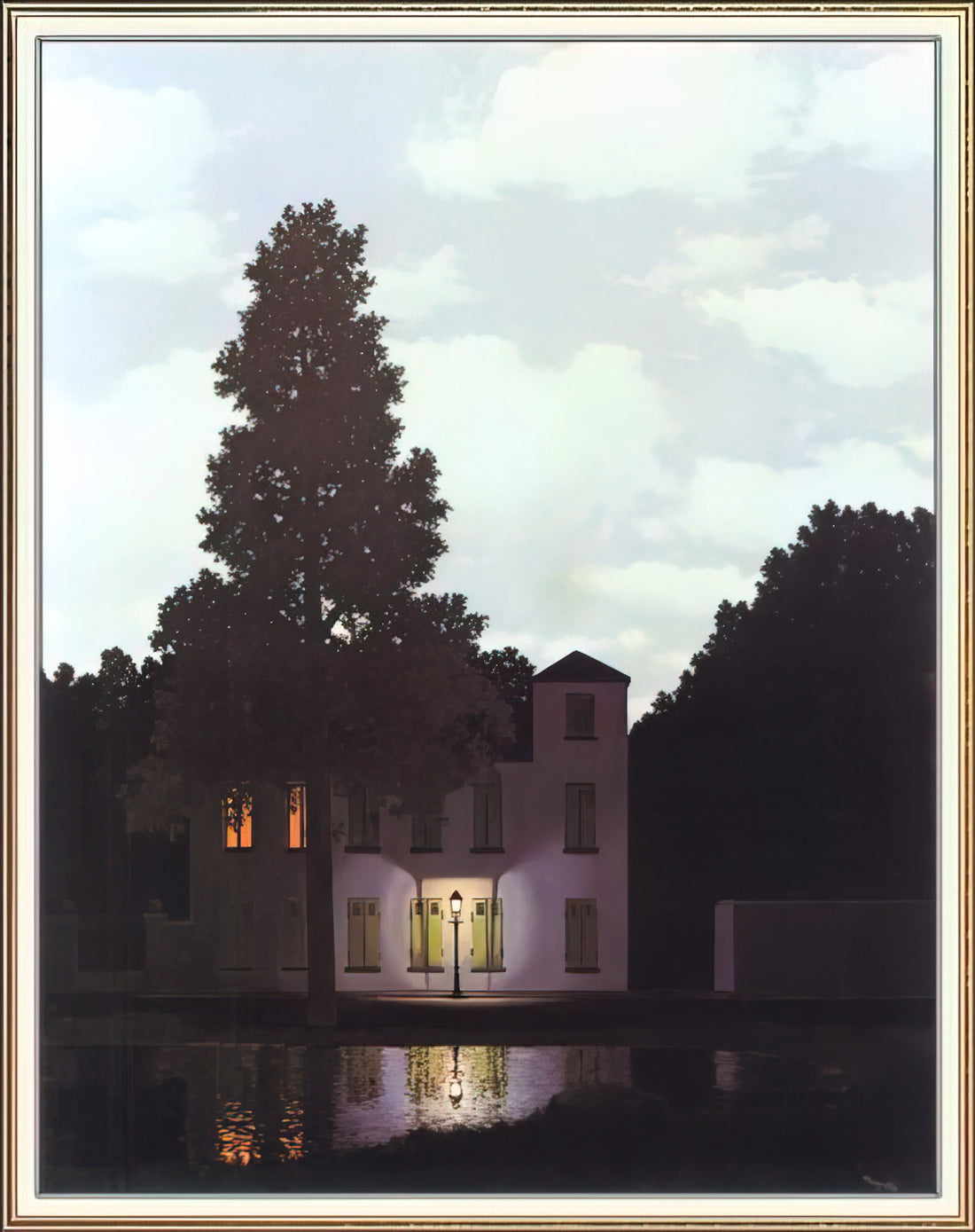 Magritte The Lovers Print: Decoding Surrealism's Most Iconic Embrace - THE EMPIRE OF LIGHTS 1954 1 by Rene Magritte
