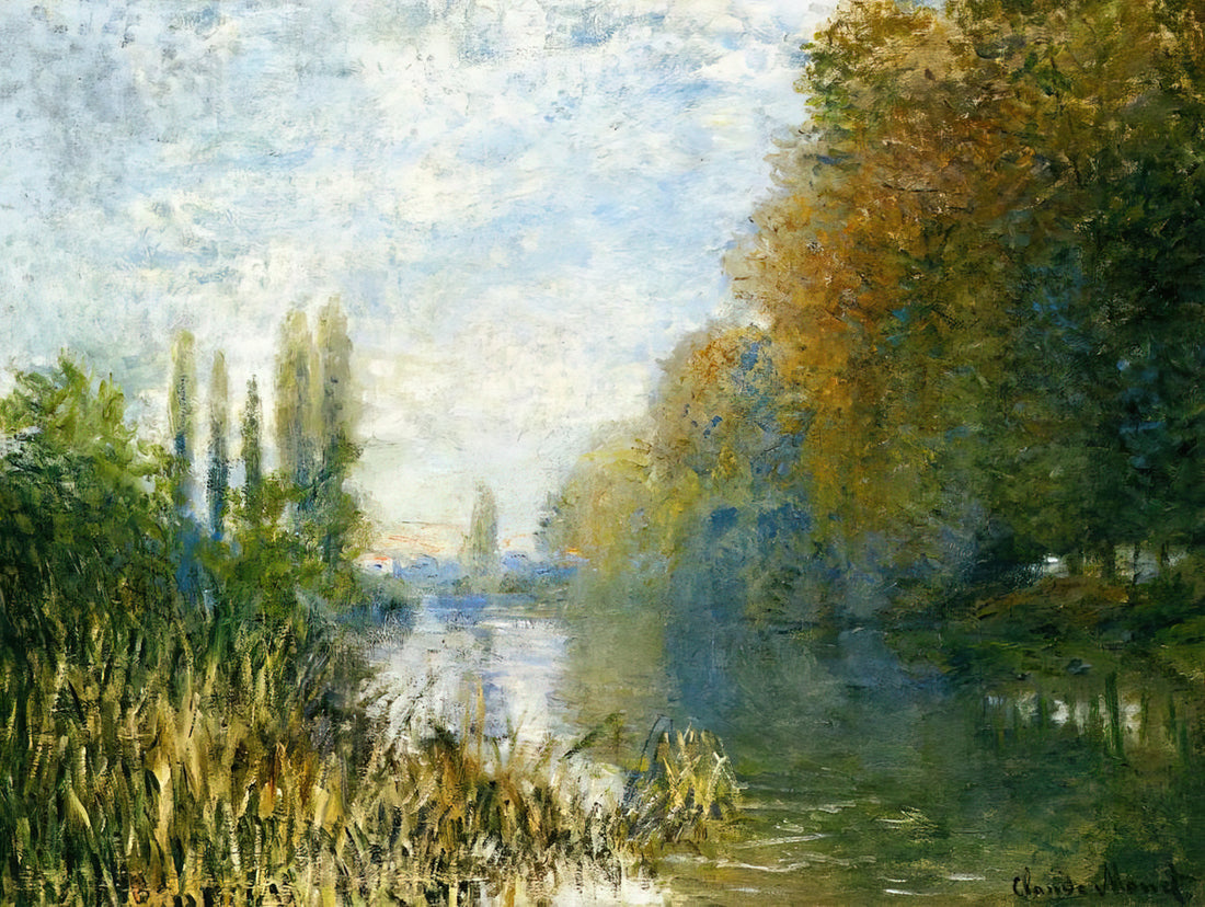 Maison et Jardin de Claude Monet: The Artist's Home and Garden as Artistic Masterpieces - The Banks of The Seine in Autumn by claude monet