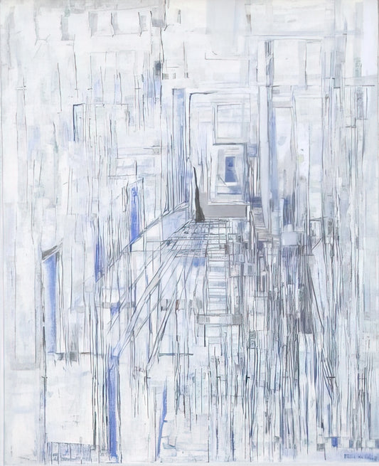Maria Helena Vieira da Silva: The Luminous Architecture of Abstract Prints - Passage of the Mirrors - 1981 by Maria Helena Vieira da Silva