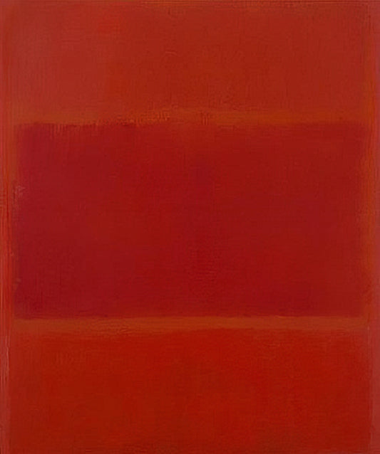 Mark Rothko Art Style: A Deep Dive into the Emotional Power of Color Field Painting - Red and Orange - 1955 by Mark Rothko