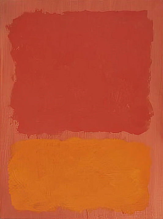 Mark Rothko Most Expensive Paintings: A Deep Dive into Auction Records and Artistic Value - Untitled Red and Orange on Salmon - 1969 by Mark Rothko