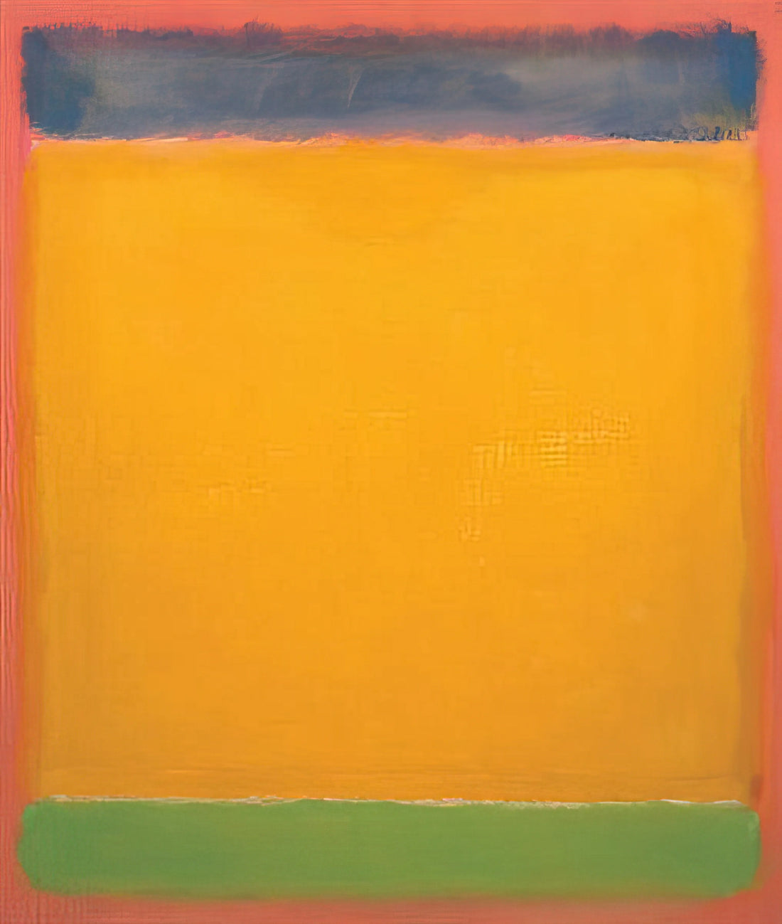 Mark Rothko Paintings in Museums: A Curator's Guide to Experiencing His Color Field Masterpieces - United Blue, Yellow, Green on Red - 1954 by Mark Rothko