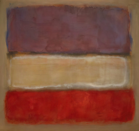 Mark Rothko Replica: Understanding the Art, Ethics, and Acquisition of Museum-Quality Prints - Untitled Purple, White, and Red - 1953 by Mark Rothko