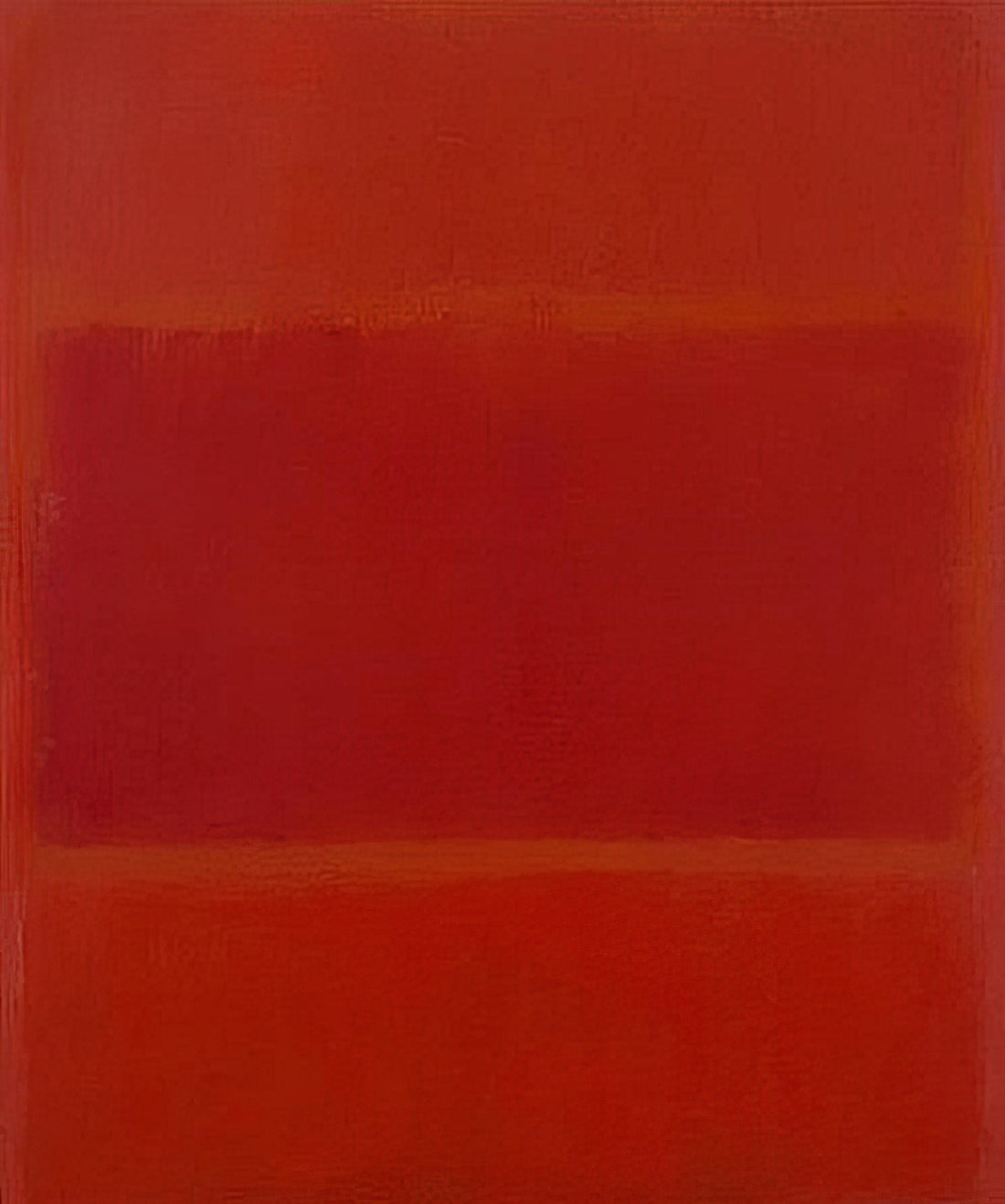 Mark Rothko and Barnett Newman: Masters of Color Field Painting and the Sublime - Red and Orange - 1955 by Mark Rothko