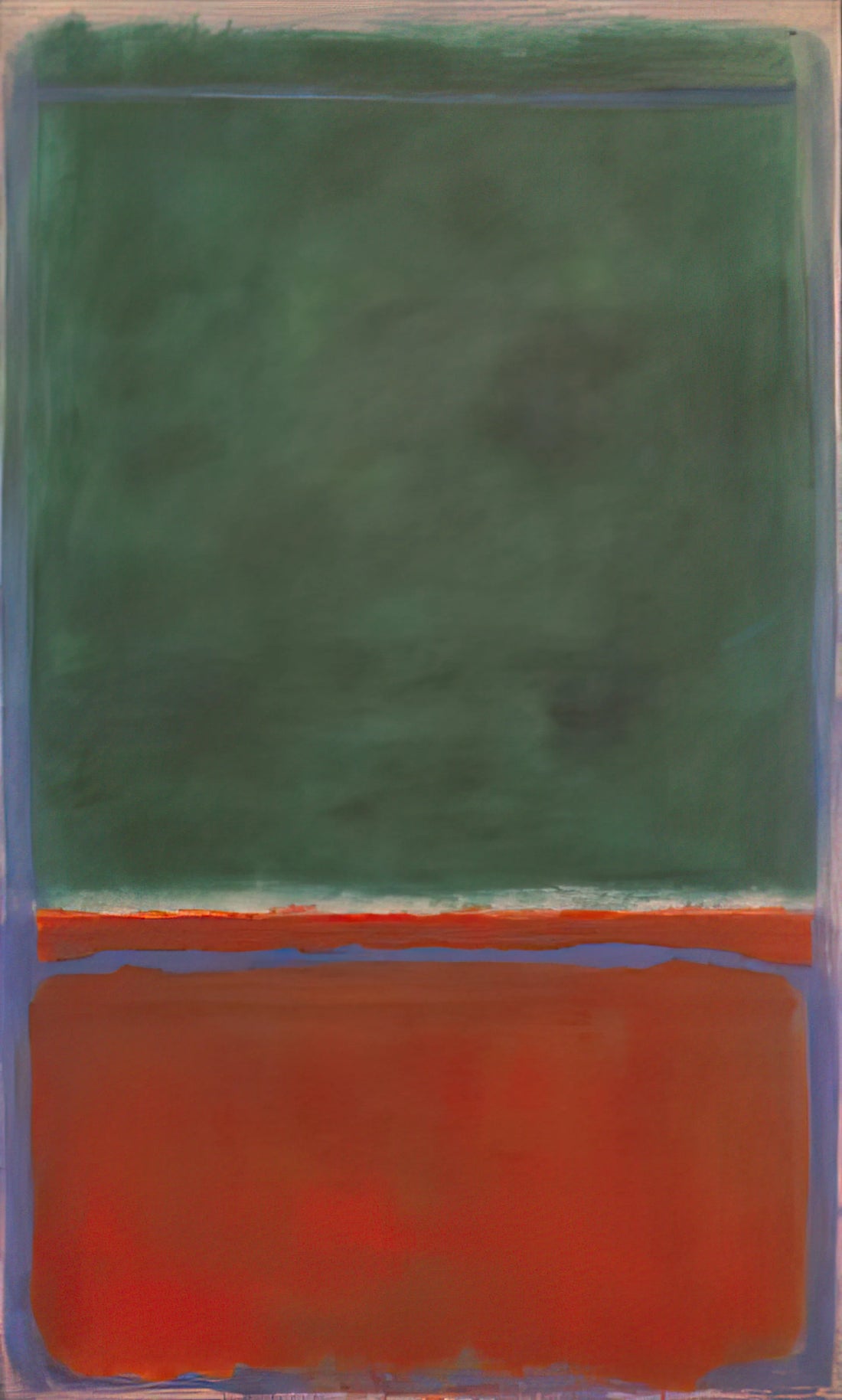 Mark Rothko: The Profound Power of Color and Emotion in Abstract Expressionism - Green and Maroon - 1953 by Mark Rothko