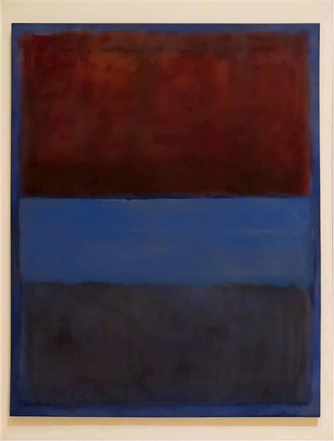 Mark Rothko: The Works on Canvas Catalogue Raisonné | A Definitive Guide - No.61 Rust and Blue - 1953 by Mark Rothko