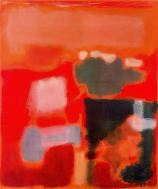 Mark Rothko's Blue Over Red: A Masterpiece of Color Field Painting - No.1 - 1949 by Mark Rothko