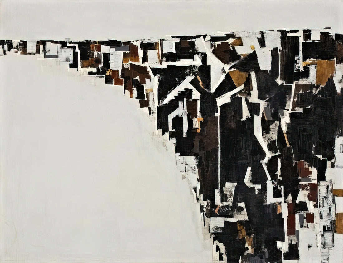 Martin Barre Canvas: Exploring the Abstract Mastery of a British Art Innovator - Untitled - Minimalism by Martin Barre
