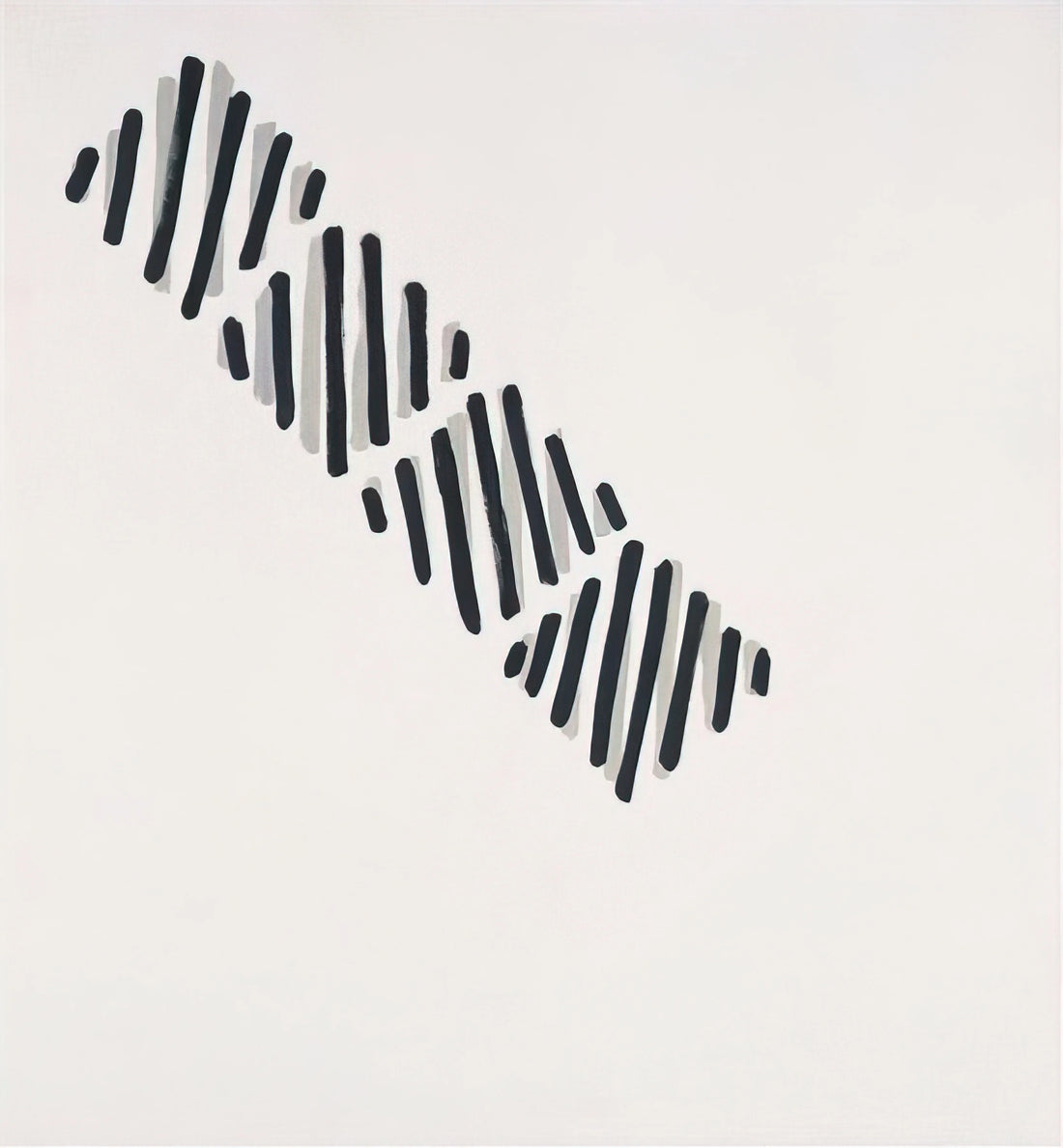 Martin Barre Canvas: Exploring the Geometric Precision of a French Art Movement Pioneer - 72.73.D - 160 X 148 - 1973 by Martin Barre