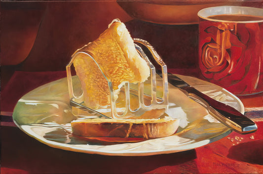 Mary Pratt Art Prints: Illuminating the Extraordinary in the Everyday - Between the Dark and the Daylight - 2011 by Mary Pratt