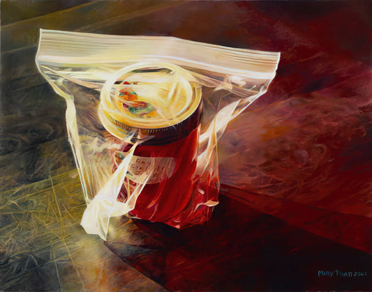 Mary Pratt Paintings for Sale: A Collector's Guide to Acquiring Her Luminous Still Lifes - Specimen from Another Time - 2001 by Mary Pratt