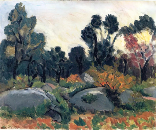 Matisse Atelier: Inside the Creative Sanctuary of Henri Matisse - LANDSCAPE 3 by Henri Matisse