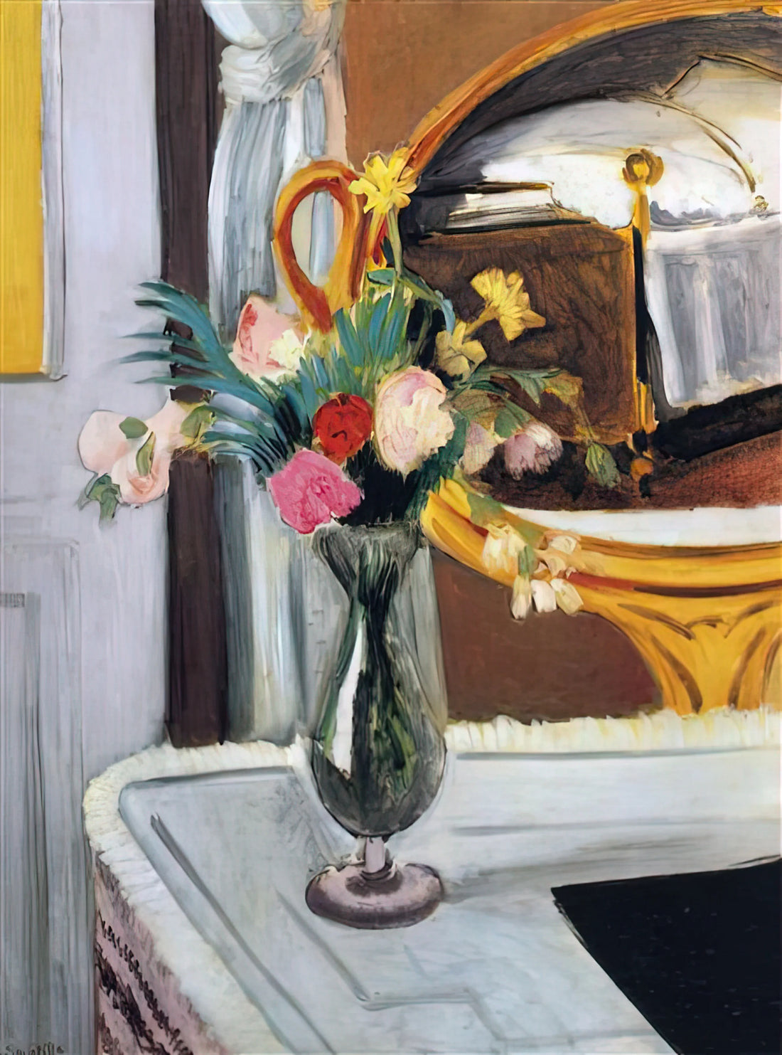 Matisse Berggruen & Cie: The Collector's Eye and the Artist's Legacy - THE BED IN THE MIRROR by Henri Matisse