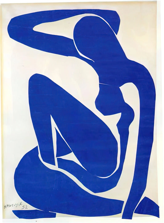 Matisse Blue Dancer Print: A Collector's Guide to Fauvist Mastery - BLUE NUDE 1 by Henri Matisse