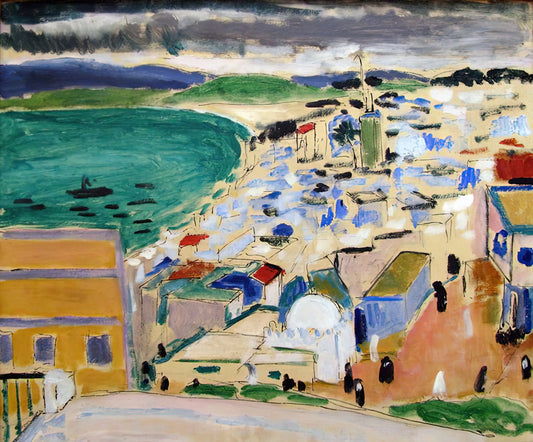 Matisse Blue Poster: The Allure of Color in Modern Art Prints - THE BAY OF TANGIER 1912 by Henri Matisse