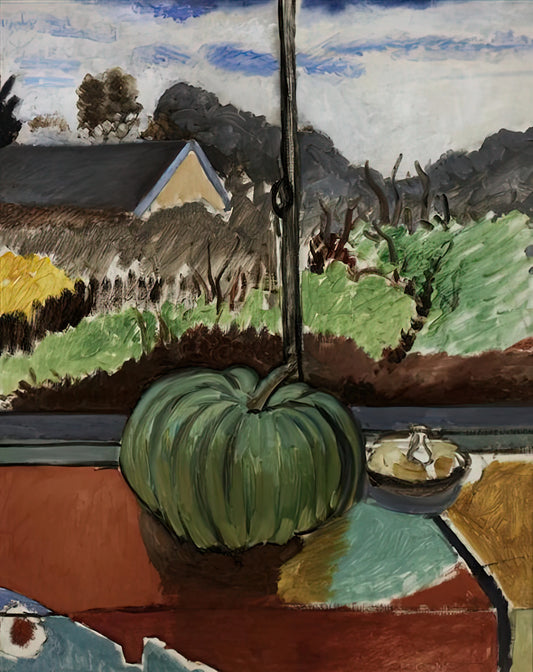 Matisse Cut Out Art: The Revolutionary Final Act of a Master Colorist - THE GREEN PUMPKIN 1916 by Henri Matisse
