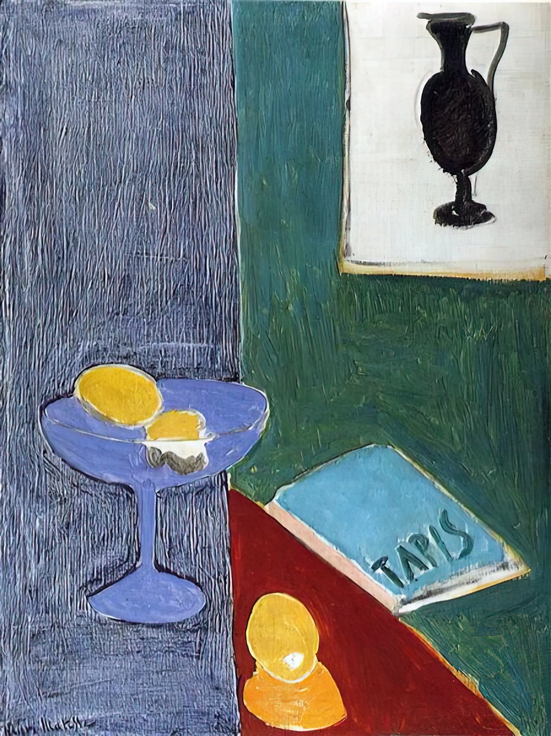 Matisse Notre Dame Painting: A Window into the Artist's Parisian Vision - STILL LIFE 14 by Henri Matisse