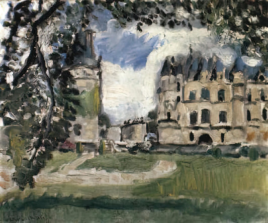 Matisse Painting in Bed: The Artist's Intimate Studio and Enduring Legacy - CHATEAU DE CHENONCEAUX 1917 by Henri Matisse