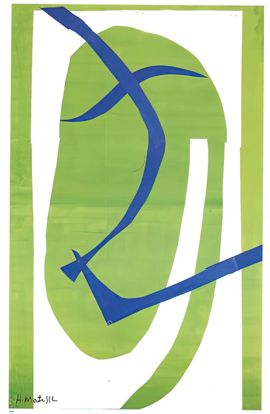 Matisse Paper Cutouts Poster: The Revolutionary Final Chapter of a Master's Career - JAPANESE MASK 1950 by Henri Matisse