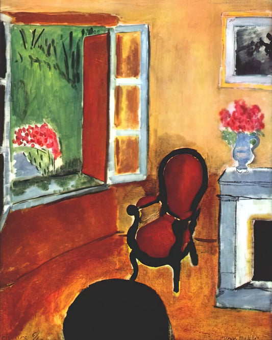 Matisse Papiers Découpés Poster: The Revolutionary Cut-Outs in Modern Art Reproduction - INTERIOR 1940 by Henri Matisse