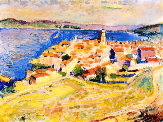 Matisse Plakat Berggruen: The Story Behind a Modernist Masterpiece - VIEW OF SAINT TROPEZ 1904 by Henri Matisse