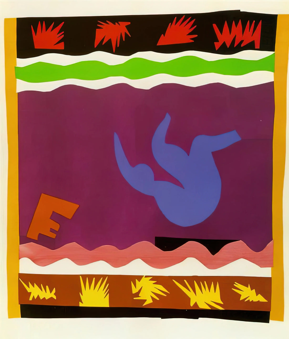 Matisse Still Life Flowers: A Journey Through Color, Form, and Decorative Genius - THE TOBOGGAN 1943 by Henri Matisse