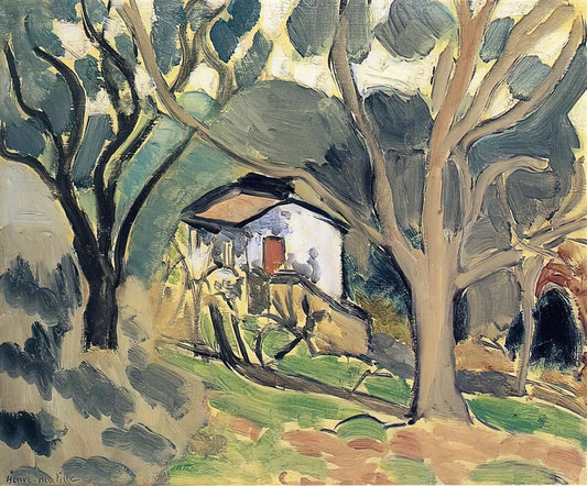 Matisse Watercolors: A Study in Light, Color, and Spontaneous Expression - LANDSCAPE by Henri Matisse
