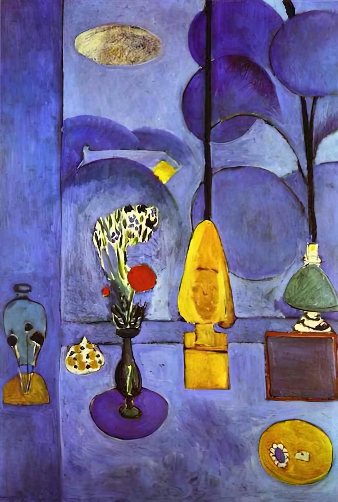 Matisse's Le Chat aux Poissons Rouges: A Masterpiece of Color and Composition - THE BLUE WINDOW 1911 by Henri Matisse