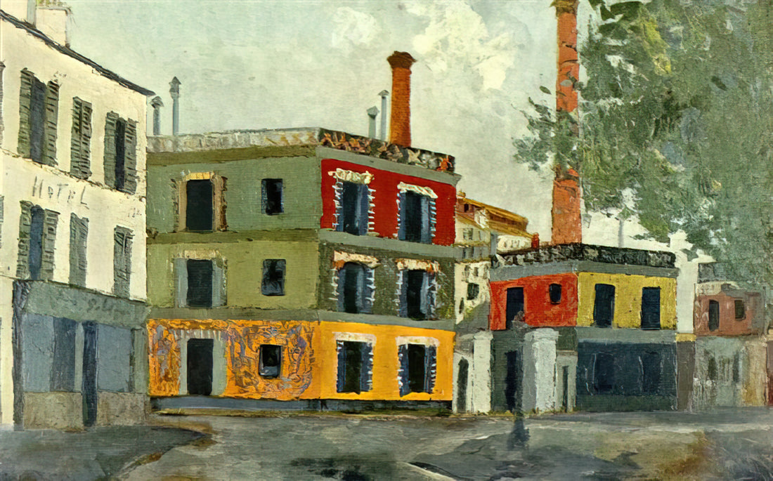 Maurice Utrillo Acrylic Print: Capturing Montmartre's Soul in Modern Art Reproduction - FACTORY by Maurice Utrillo