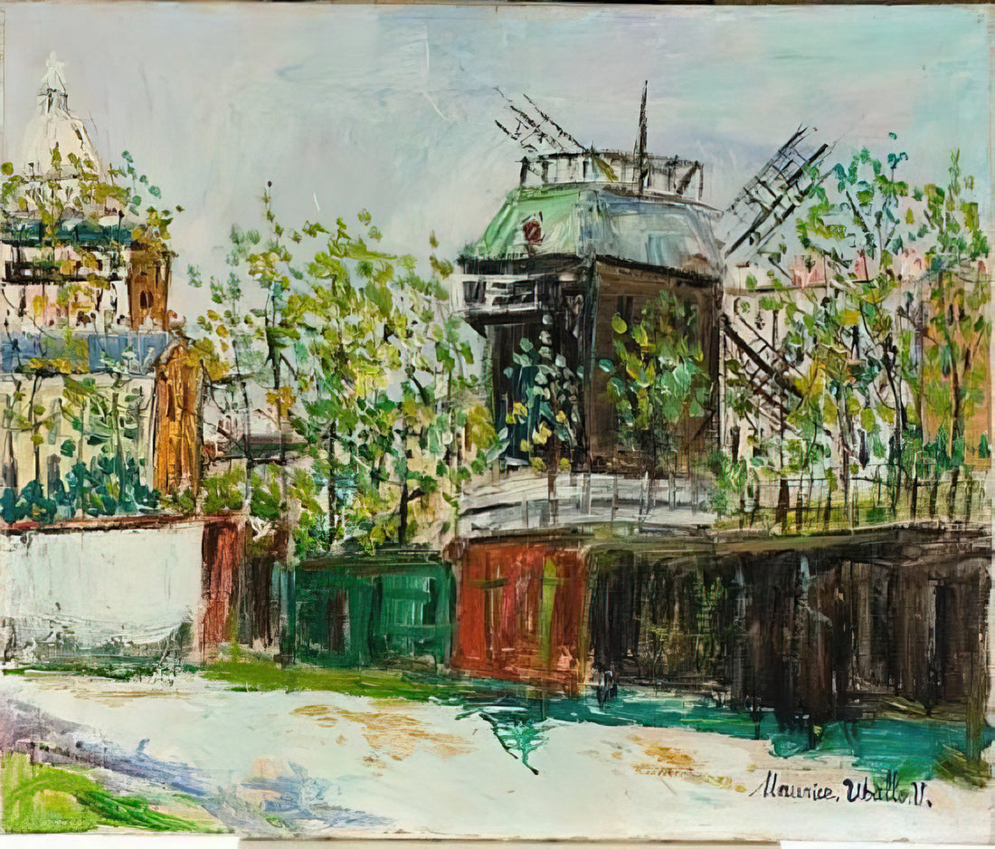 Maurice Utrillo on eBay: A Collector's Guide to Authenticity, Value, and Museum-Quality Alternatives - MOULIN DE LA GALETTE 4 by Maurice Utrillo
