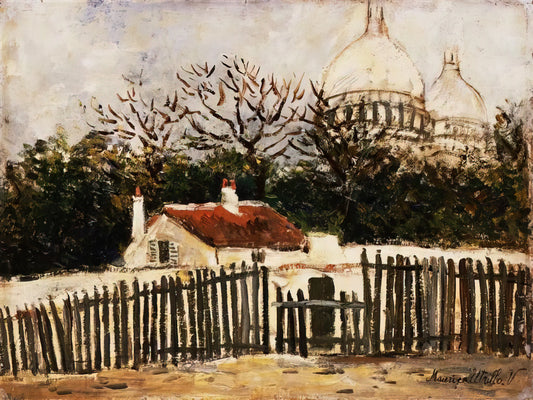 Maurice Utrillo: The Troubled Poet of Montmartre Streets - SACRE COEUR 2 by Maurice Utrillo