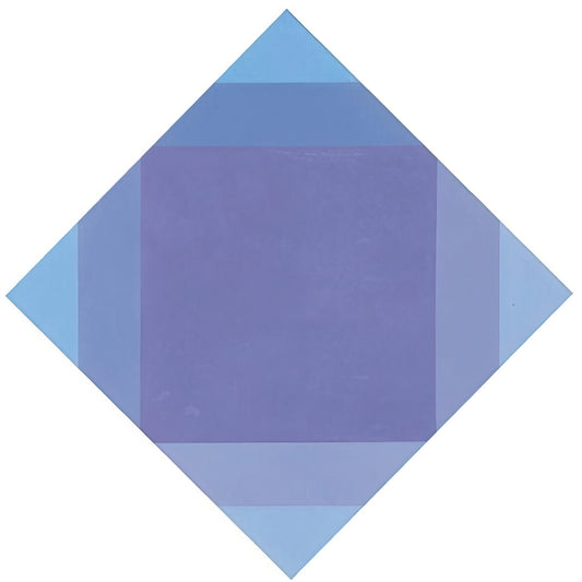 Max Bill Posters: The Confluence of Art, Design, and Mathematics in Swiss Modernism - Auflösung von lila - 1972 by Max Bill