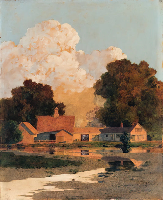 Maxfield Parrish Prints Vintage: A Collector's Guide to Timeless American Art - Daniels Farm, Summer by Maxfield Parrish