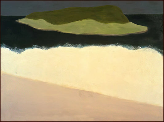 Milton Avery Framed Art Print: The Quiet Power of American Modernism - Offshore Island - 1958 by Milton Avery