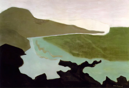 Milton Avery Reproductions: Capturing the Essence of Modern American Color - Green Sea - 1954 by Milton Avery