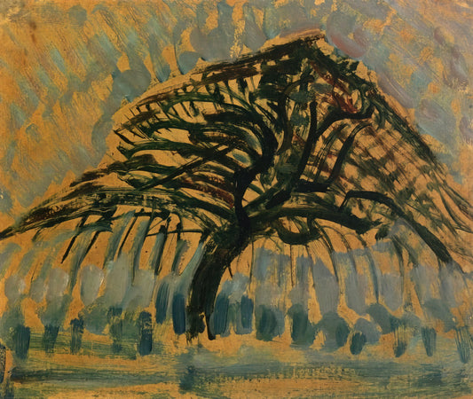 MoMA Mondrian: Piet Mondrian's Revolutionary Legacy at the Museum of Modern Art - Study for Blue Apple Tree Series by Piet Mondrian