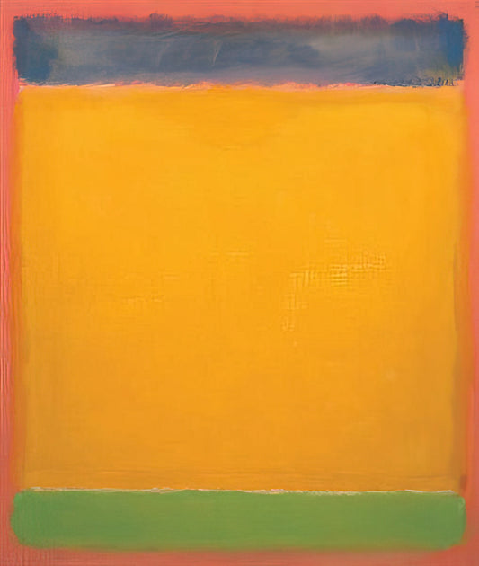 Modern Art Rothko: Understanding the Emotional Power of Color Field Painting - United Blue, Yellow, Green on Red - 1954 by Mark Rothko