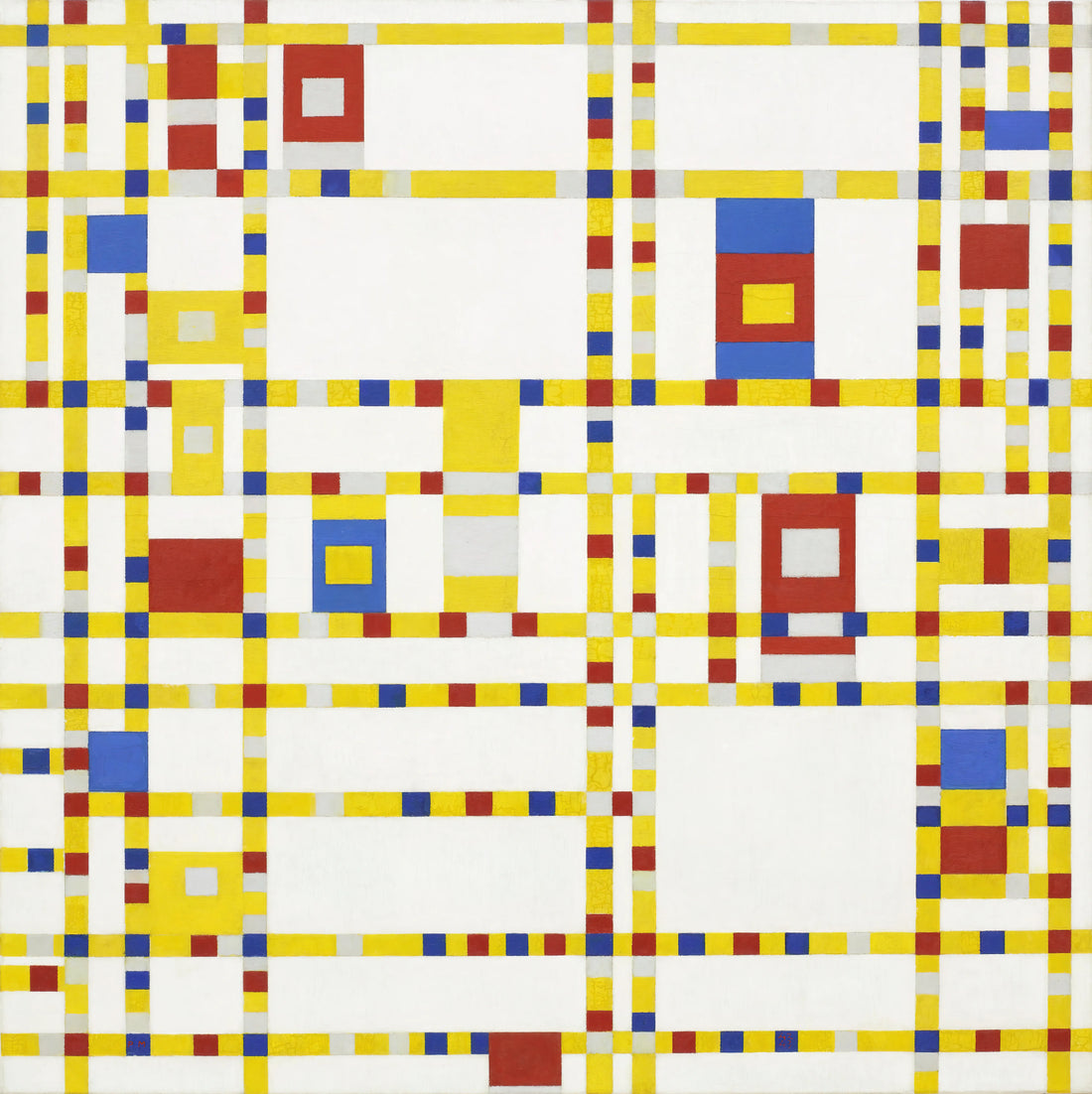 Mondrian Amaryllis: Piet Mondrian's Floral Abstraction and Its Enduring Legacy - Broadway Boogie Woogie by Piet Mondrian