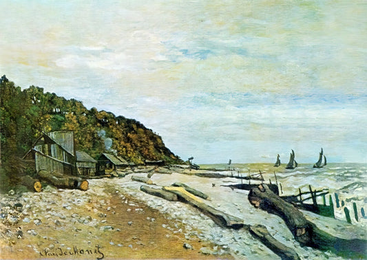 Monet Art Prints: A Curator's Guide to Impressionist Masterpieces for Your Collection - Boatyard near Honfleur by claude monet
