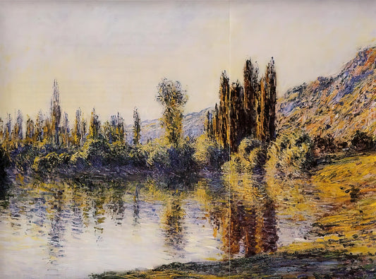 Monet Claude: The Master of Light, Impressionism, and Modern Vision - The Seine at Vetheuil by claude monet