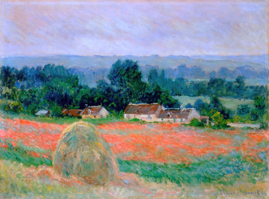 Monet Dancing Painting: The Master of Light and Movement in Impressionism - Haystack at Giverny by claude monet