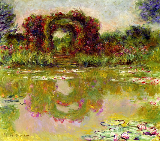 Monet La Japonaise: Unpacking an Icon of Impressionism and Japonisme - Rose Arches at Giverny by claude monet