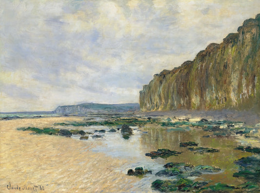 Monet Oil on Canvas: The Revolutionary Technique That Defined Impressionism - Low Tide at Varengeville by claude monet