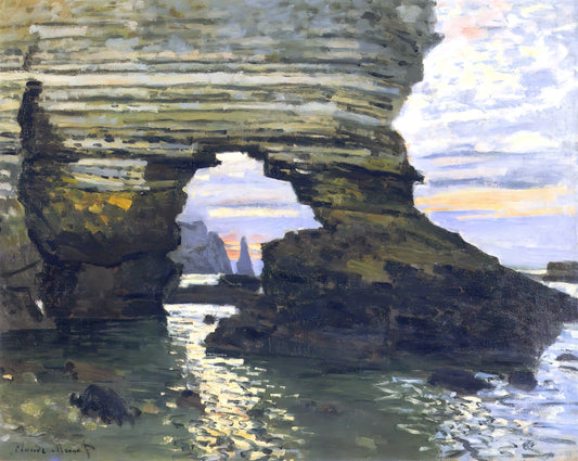 Monet Paintings Posters: The Art of Bringing Impressionism into Your Home - Port d `Amount Etretat by claude monet