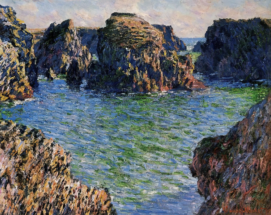 Monet Prints for Sale: A Curated Guide to Owning Impressionist Masterpieces - Coming into Port-Goulphar, Belle-Ile by claude monet